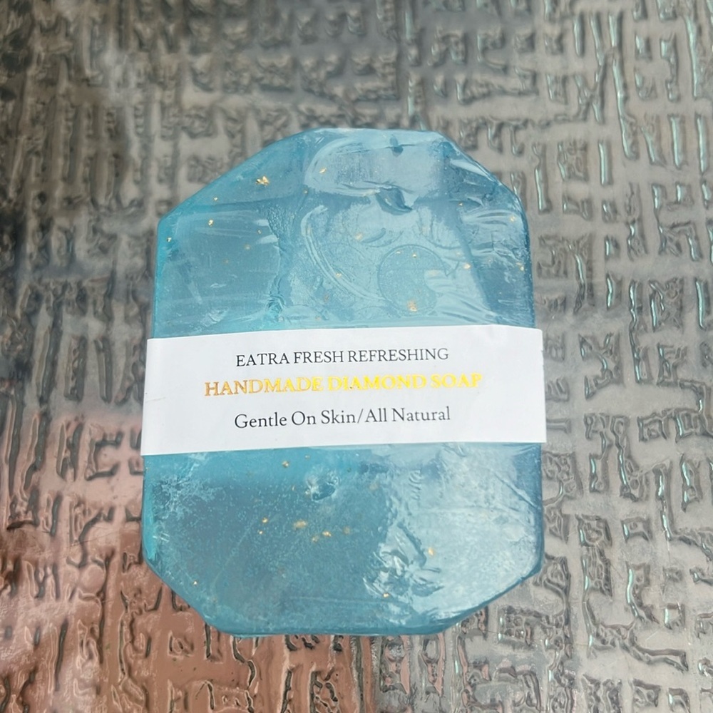 Handmade diamond soap